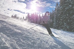 velocidades que se pueden alcanzar esquiando
