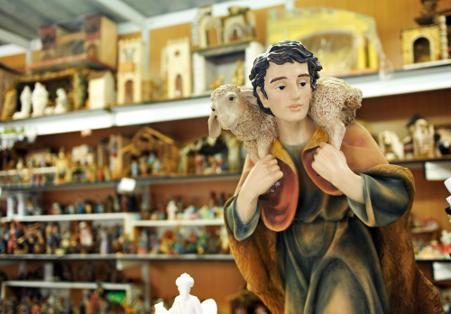 The Shepherd with lamb