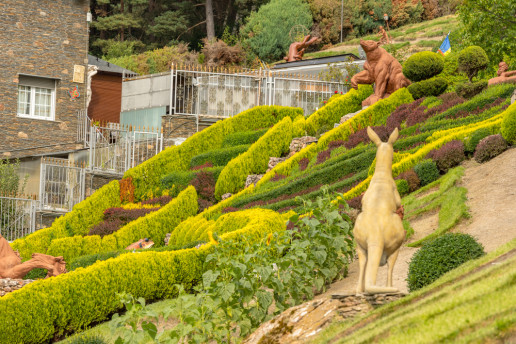 Sculptures in Jardins de Juberri, Andorra