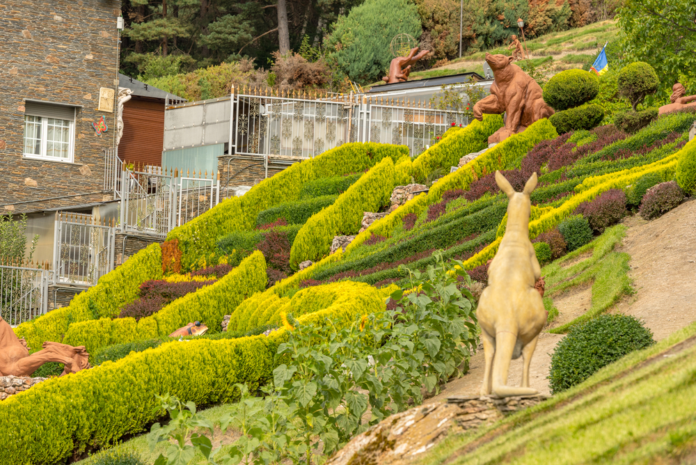 Sculptures in Jardins de Juberri, Andorra